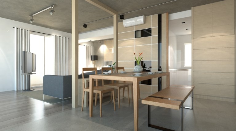 1BR apartment interior